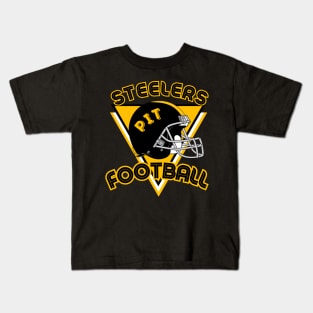 Pittsburgh Football Vintage Style Kids T-Shirt